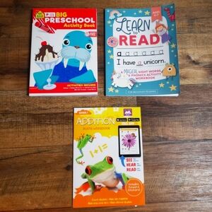 Set of 3 Preschool- 1st Grade Workbooks